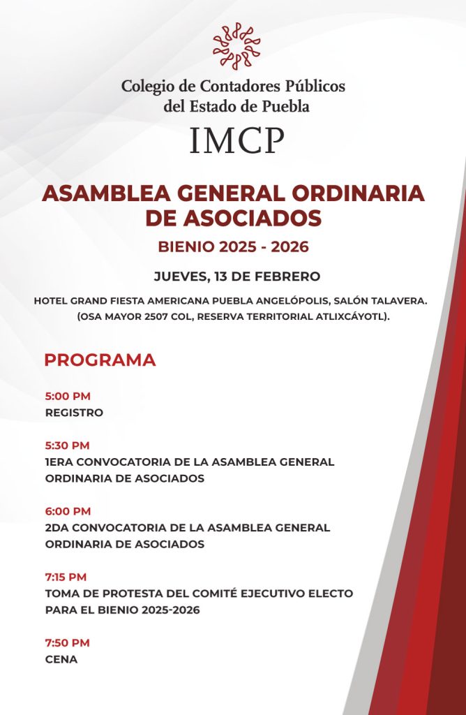 Orden del Día Asamble