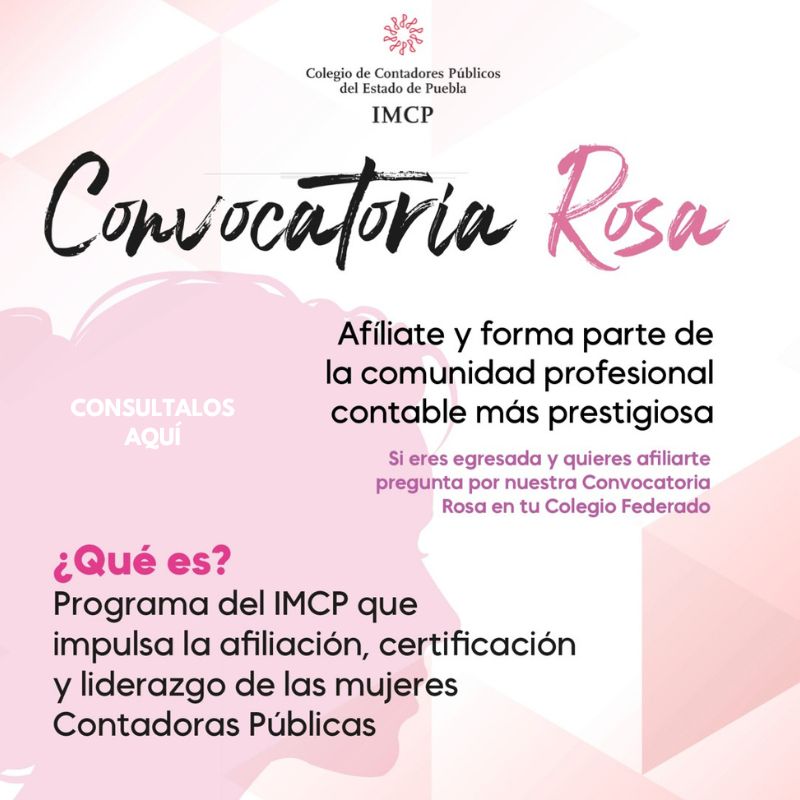 Comvocatoria rosa